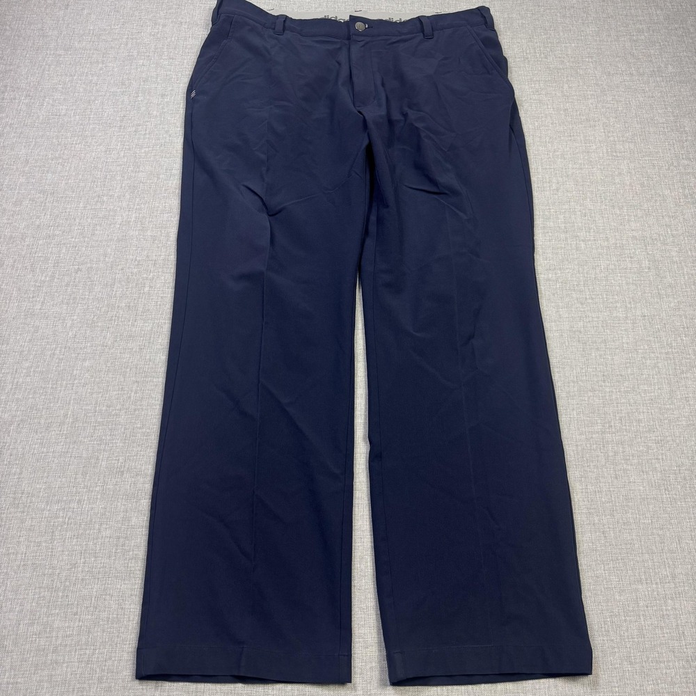Adidas Golf‎ Chino Dress Pants Mens 36x29 Blue Stretch Performance Pockets